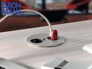 Bachman 931.032 Zásuvková jednotka TWIST USB 1x230V 1xUS