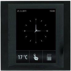 Ovládací dotyková jednotka, pro montáž do zdi RF Touch-B nikl/tmavá šedá ELKO EP