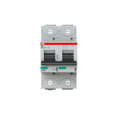 S802S-D50 jistič 2p char. D 50A s klecovou svorkou Icu 50kA ABB 2CCS862001R0501