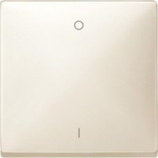 MTN412244 Kryt spínače 0/1, S-Design, wh