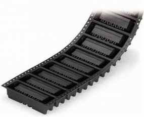Konektor s pájecími piny THR, pájecí kontakt 1,0x1,0 mm, úhlové, černá 6pól.