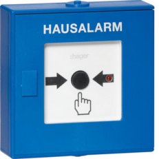 Bezdrátový tlačítkový ovladač pro vyvolání poplachu kouř. hlásiče TG55xA modrá