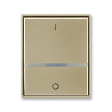 Kryt vypínače s průzorem řazení 2S, 2 3558E-A00655 33 šampaňská Time ABB