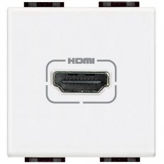 BTICINO LIVINGLIGHT ZÁSUVKA HDMI 2MODULOVÝ BÍLÁ N4284