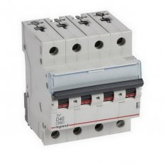 TX3 JISTIČ, 4 PÓLOVÝ, CHAR. D, 40A 6000A LEGRAND 403776