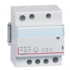 TRANSFORMÁTOR 220V/24V-12V 1/1,5A LEGRAND 413093