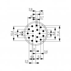 kontakt SAI-M23-SE-16-F WEIDMÜLLER 1224240000