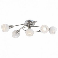 Stropní svítidlo matný nikl 5xE14, Max. 40W 230V GLOBO 54341-5O