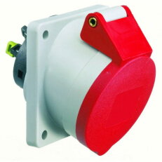 Zásuvka vestavná 16A 4p 400V IP44 6h Quick-Connect BALS 12735