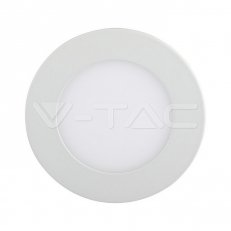 V-TAC 4860 18W LED Premium Panel Downlight - Round Warm White, VT-1807