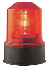Xenonový rotační maják BLZ-R 7352, červený, ~240V (0,1A) GROTHE 37352