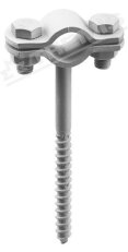 Držák jímače a trubky DJDcp (FeZn) vrut 8/160 TREMIS V348