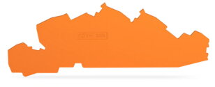 Koncová bočnice a separátor, Tloušťka 1 mm, Oranžová WAGO 2205-7692