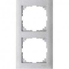 Merten Rámeček dvojnásobný M-Pure, Aluminium SCHNEIDER MTN4020-3660