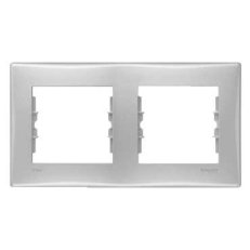 Schneider SDN5810360 Rámeček IP44 dvojnásobný, alu