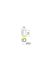 Nástěnné svítidlo RAM AP LED COB 3W IP65 DG 3000K REDO 90076