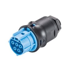 zásuvka vestavná gesis RST, 5-pól, M16, šroubové svorky, modrá