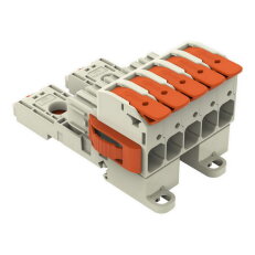 Pružinová svorka páčka CAGE CLAMP šedá 16mm2 5pól. WAGO 832-1105/037-000/306-000