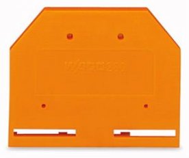 Koncová bočnice a separátor Tloušťka 2,5 mm oranžová WAGO 280-302