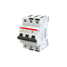 S303P-D3 3 fázový jistič 3 A char. D 25kA ABB 2CDS383001R0031