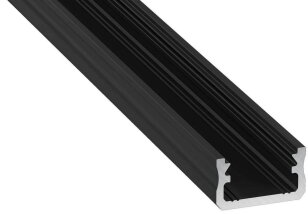 Hliníkový profil AL-PROFIL A BLACK 1M (10-0012-10) GREENLUX GXLP1002