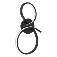 Nástěnné svítidlo SERPINS LED černá/bílá 11,4W IP20 EGLO 901268