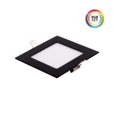24HB9 LED panel RGBCCT 9W 24V čtverec černý T-LED 102342