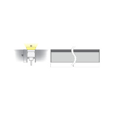 XMARKER GRND. LINEAR 15W/m 24V DC RGB+WW