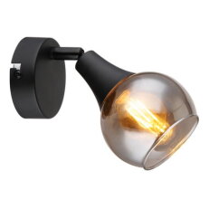 Nástěnné svítidlo GLYPTAR černá 1x40W E14 IP20 GLOBO 57904-1