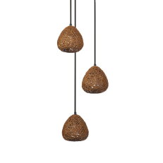 Závěsné svítidlo LEDVANCE Decor Paper Drop Pendant Plate 3XE27 Beige