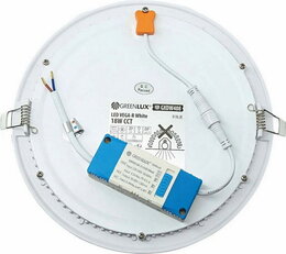 Vestavné svítidlo LED VEGA-R White 18W CCT GREENLUX GXDW408