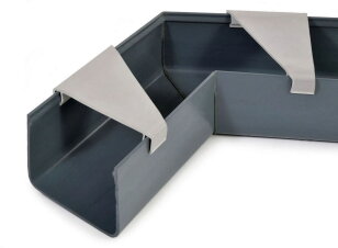 Ohyb 90° kabelového žlabu ZEKAN 2G (120x100 mm), šedá CWS 007105V