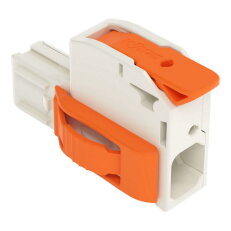 1vodičová pružinová svorkovnice, Páčka, Push-in CAGE CLAMP, Světle šedá