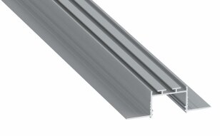 Vestavný hliníkový profil AL-PROFIL AKIN SILVER ANODIZED 2M GREENLUX GXLP2127