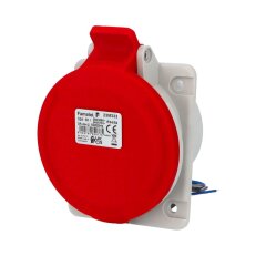 Zásuvka vestavná 23M333 IP44-54/400V/32A/5P 6h, šikmá 10°, mikrospínač SpeedPRO