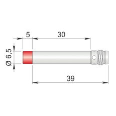 Válcový indukční senzor Atex plyn/prach AECO SI6.5-NE2 H1 AGD1
