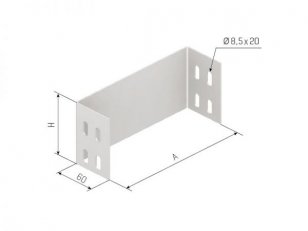 Arkys ARD-34480146 Koncový díl (záslepka) žlabu LINEAR KDL 100/100 ''SZ''