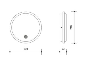 KRUH LED S 15W bílá PANLUX PN32300034