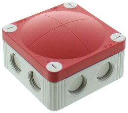 Krabice rozvodná COMBI 308/5 LGY/RD PP LGY IP66/67 se svorkovnicí  10107390