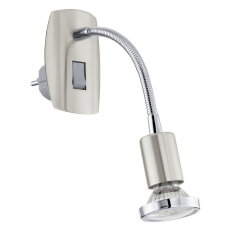 Bodové svítidlo do zásuvky MINI 4 1x 2,8W IP20 matný nikl/chrom  EGLO 902366