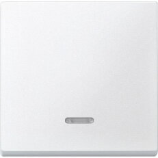 Klapka, Merten System M, s průzorem, polar white, termoplast matný 431019