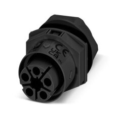 Stěnová průchodka IPD W 5P2,5 F M25 BK PHOENIX CONTACT 1088686