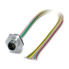 Přístrojový konektor zpředu stěny SACC-E-M12MS-8CON-M20/0,5 VAX 1239796