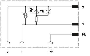 Zástrčka ventilu SACC-V-3CON-PG9/A-1L-SV 120V PHOENIX CONTACT 1527922