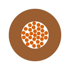 Jednožilový vodič H07V2-K 1X1,5 BN hnědá LAPP 4519031