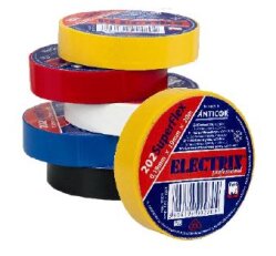 Instalační páska ANTICOR 202 SuperFlex/25x20x0,19/černá kovo