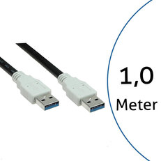 Bachman 918.176 connection cablel USB 3.0 A/A 1,0m ''1:1''