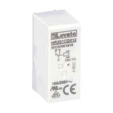 Lovato HR301CD012 Miniaturní relé 1 zap/vyp 16A 12VDC