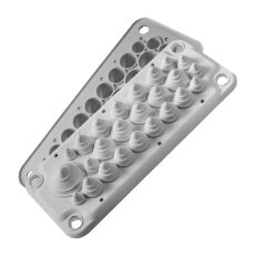 Průchodová deska LMC 25 (IP54) šedá (RAL 7035, vč. kolíků) MOREK MBA3F25L11