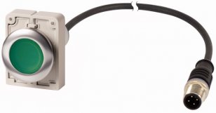 Eaton C30C-FDRL-G-K10-24-P5 Prosvětlené tlačítko, aretace, 24V AC/DC, zelená, 1Z